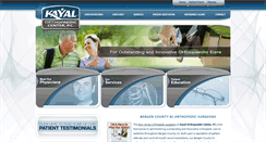 Desktop Screenshot of bergencountyorthopedicgroup.com